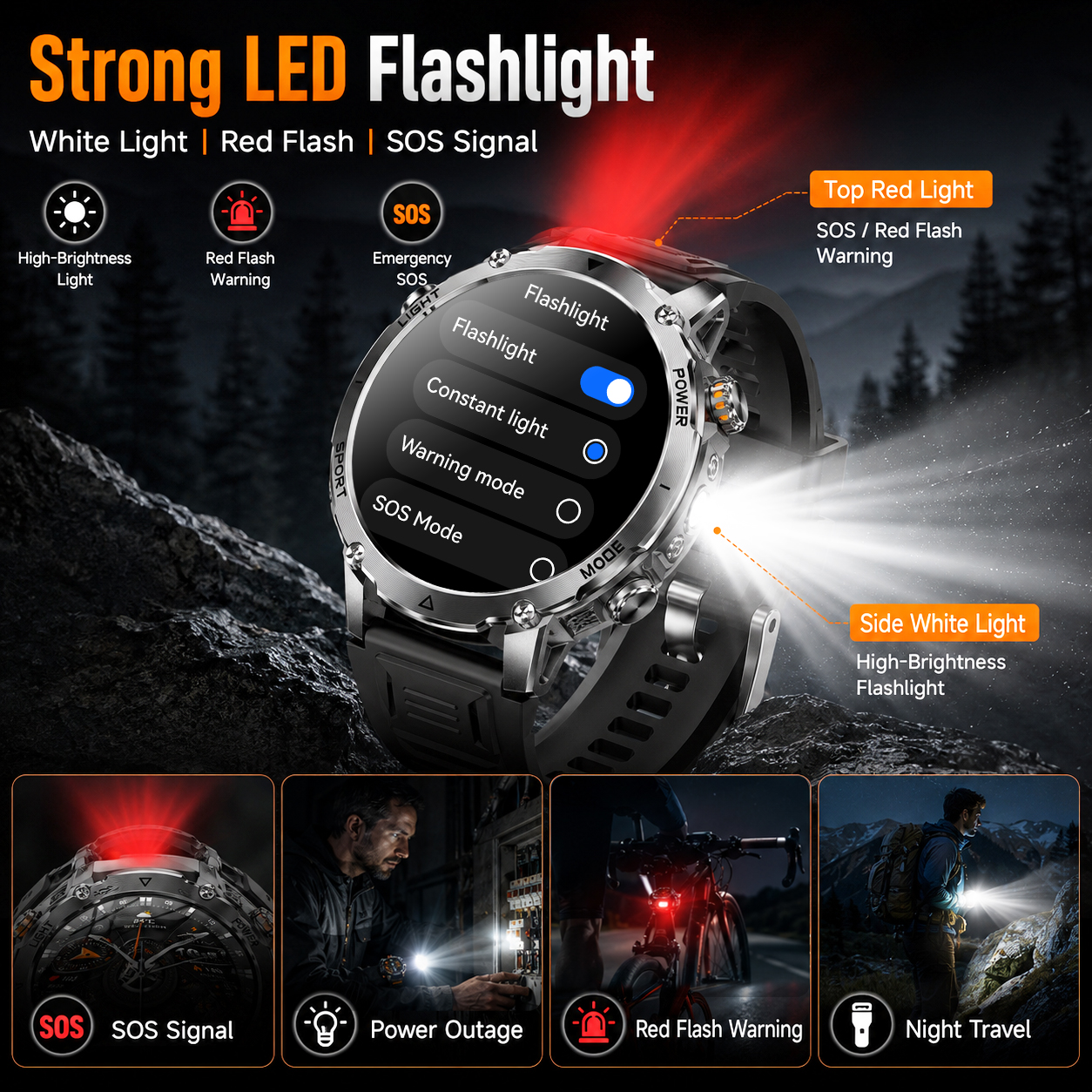 2026 New Rugged Power Smart Wa - Smartwatch Rugged Watches For Men review and price