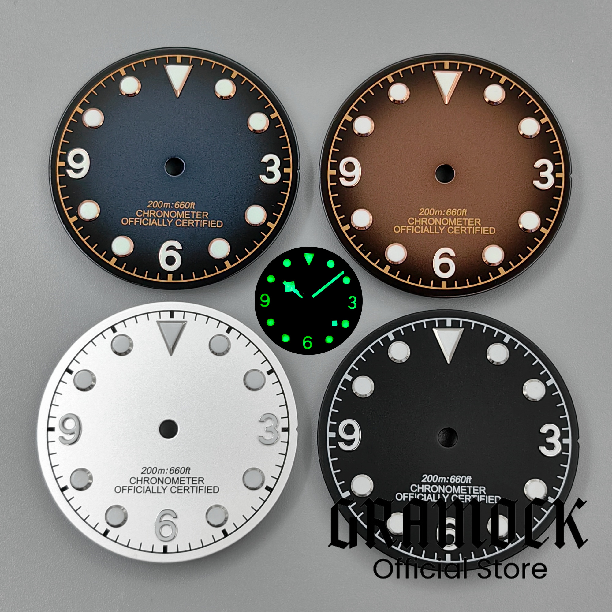 Sterile Dial Face 29mm Green L - Luminous Dial Face review and price