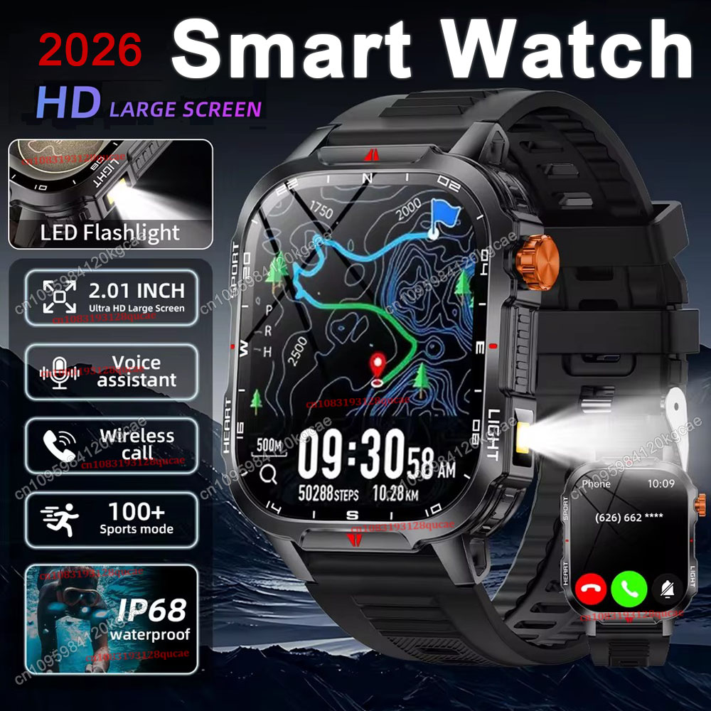 2026 New Rugged Military GPS S - Smartwatch Rugged Watches For Men review and price