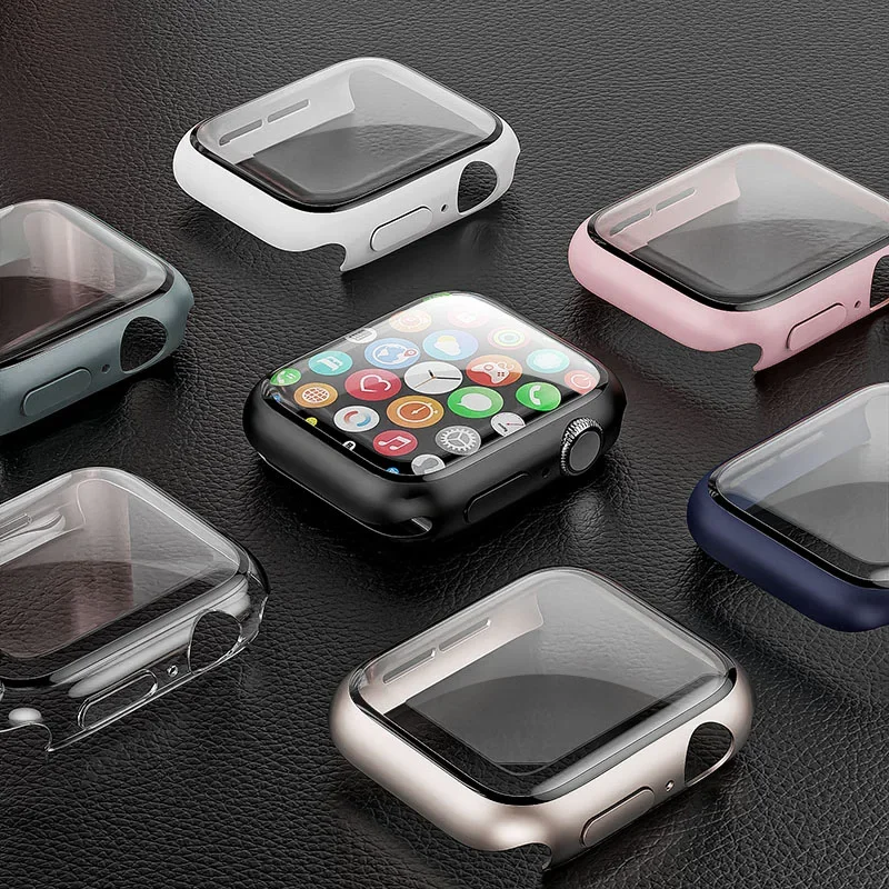 Tempered Glass+cover For Apple - Iwatch Smartwatch Series 7 review and price