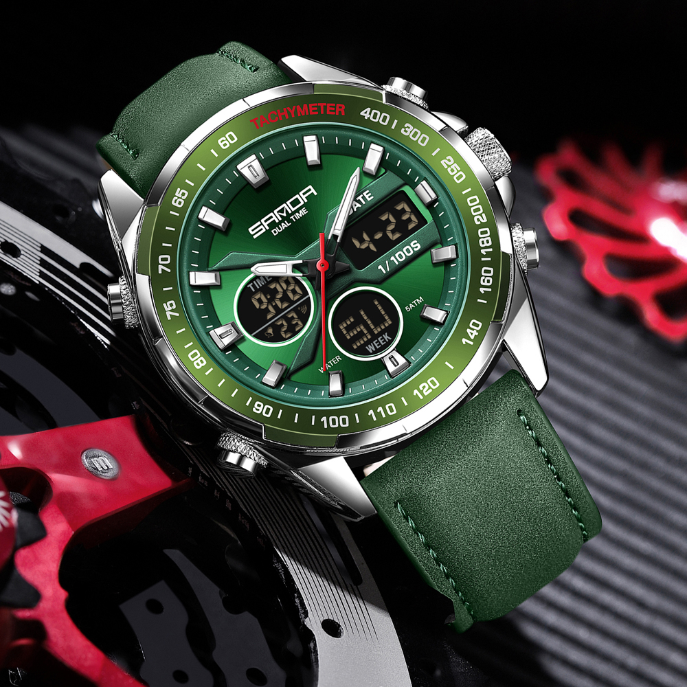 SANDA Luxury Chronograph Men W - Smartwatch Watches For Men Digital review and price