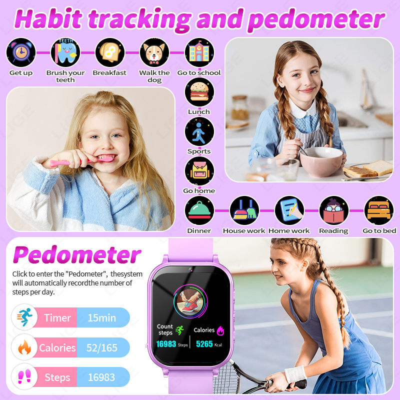 LIGE Kid Digital Smart Watch S - Smartwatch Digital Watches For Girls review and price