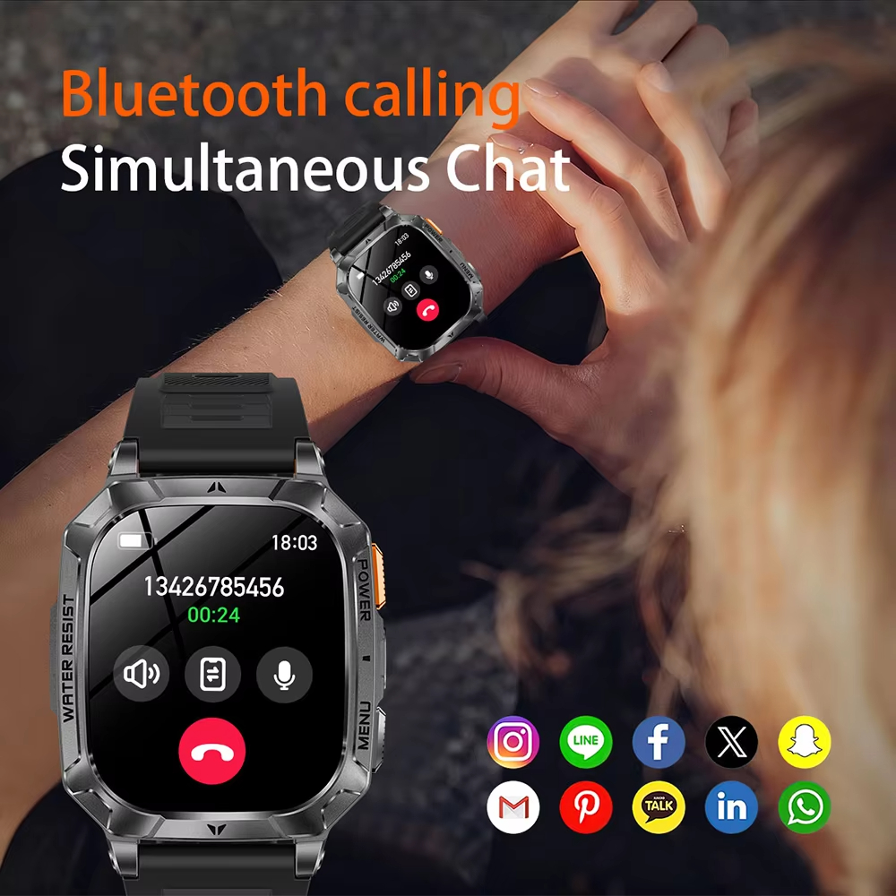Hot Rugged Outdoor Smart Watch - Smartwatch Rugged Watches For Men review and price