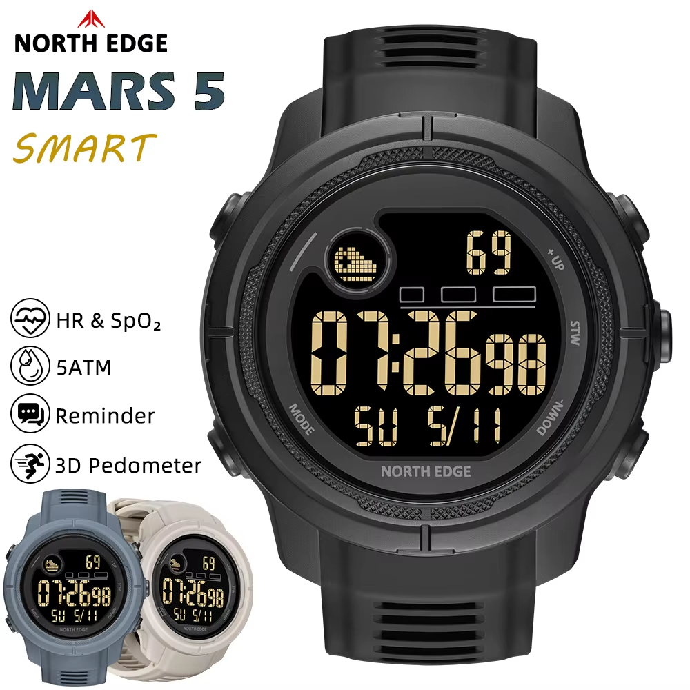 NORTH EDGE NEW MARS 5 Men's Di - Smartwatch Watches For Men Digital review and price