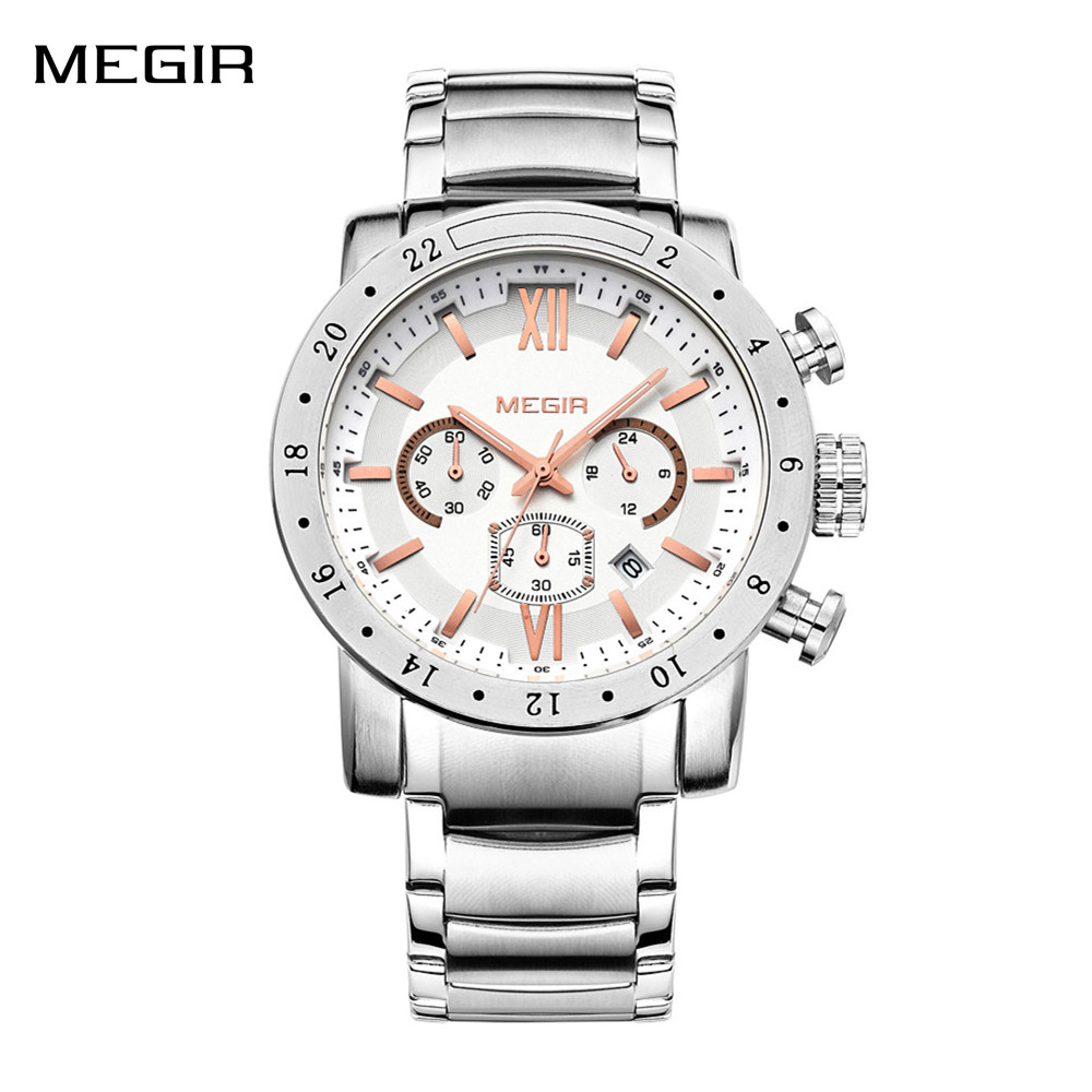 MEGIR Stainless Steel Casual W - Smartwatch Watches For Men Digital review and price
