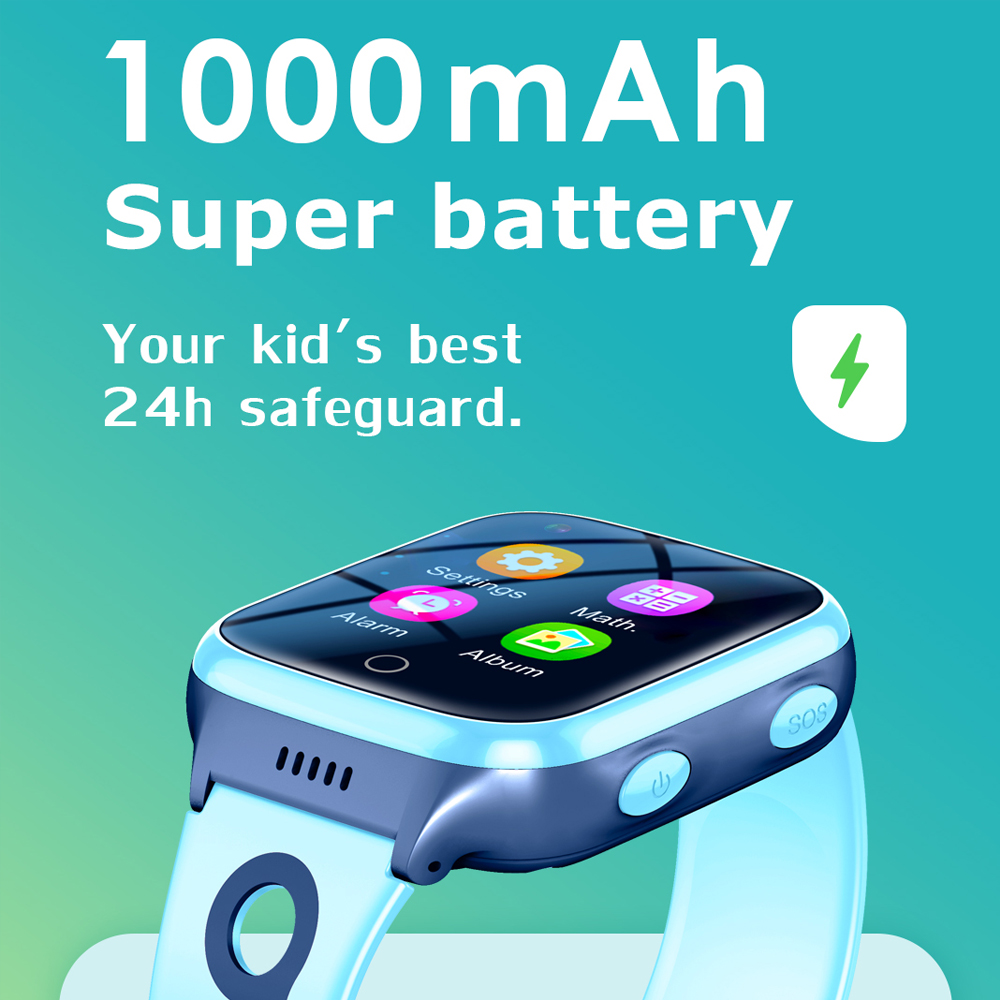 Hot 4G Kids Smartwatch 1000 Ma - Smartwatch Digital Watches For Girls review and price
