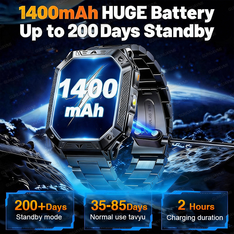 2026 New Military GPS Smart Wa - Smartwatch Rugged Watches For Men review and price