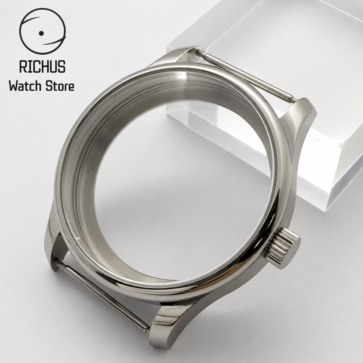 RICHUS 40.7mm Polished Stainle - Watch Crystal Replacement review and price