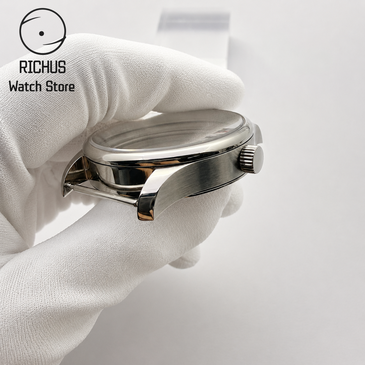 RICHUS 40.7mm Polished Stainle - Watch Crystal Replacement review and price
