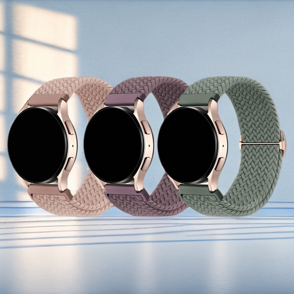 3Pcs 18/20/22mm Quick Release  - Smartwatch Samsung Watches For Men review and price