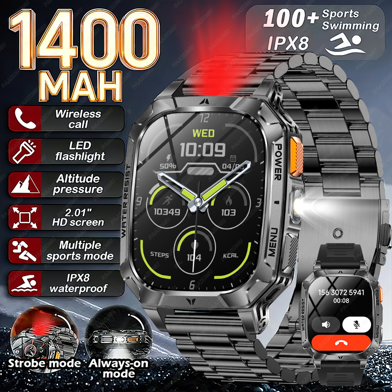 New Rugged Military Smart Watc - Smartwatch Rugged Watches For Men review and price