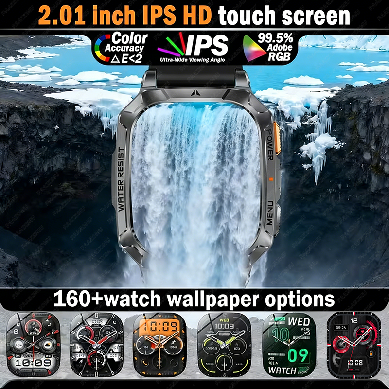 New Rugged Military Smart Watc - Smartwatch Rugged Watches For Men review and price
