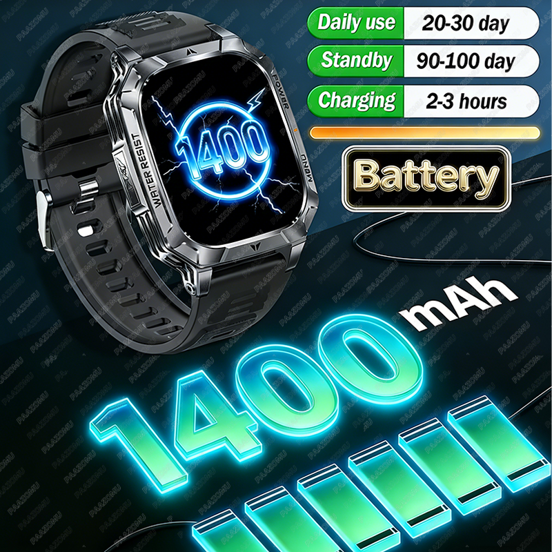 New Rugged Military Smart Watc - Smartwatch Rugged Watches For Men review and price