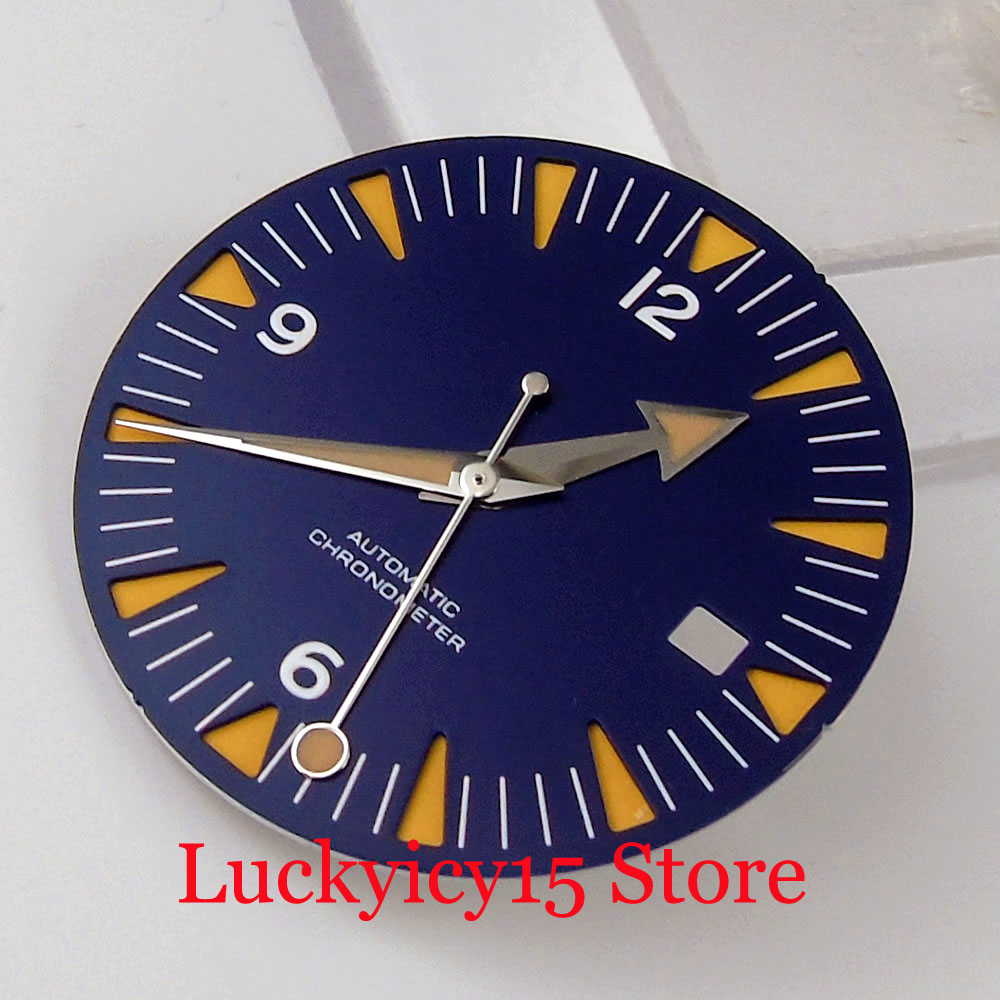 31mm Sandwich Dark Blue Black  - Luminous Dial Face review and price