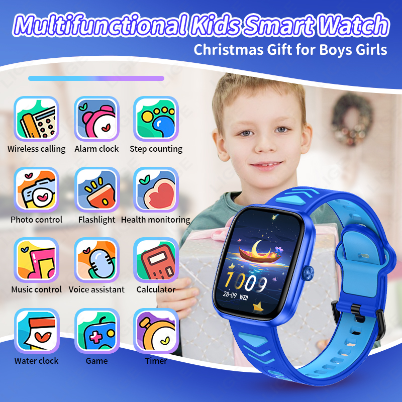 LIGE New Kids Smart Watch Teen - Smartwatch Digital Watches For Girls review and price
