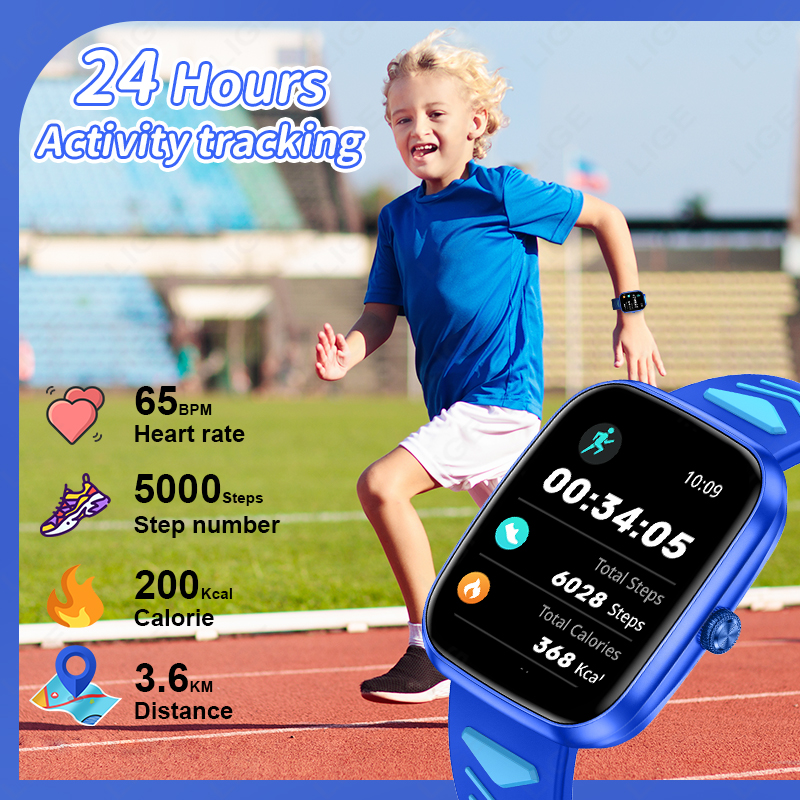LIGE New Kids Smart Watch Teen - Smartwatch Digital Watches For Girls review and price