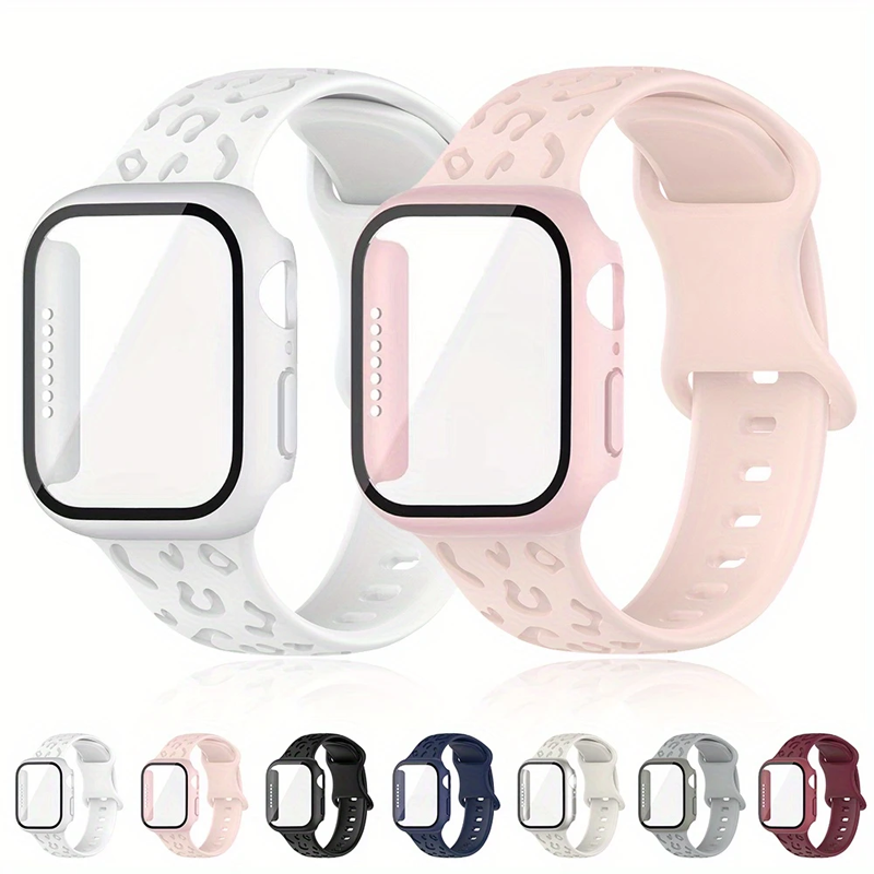 Glass+Case+Strap for Apple Wat - Iwatch Smartwatch Series 7 review and price