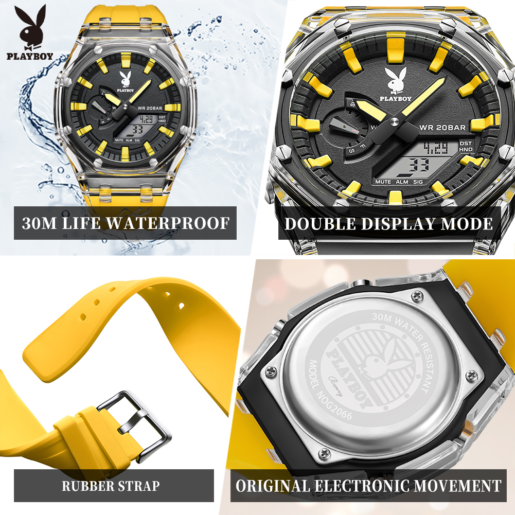 PLAYBOY 2066 Brand Original El - Smartwatch Watches For Men Digital review and price