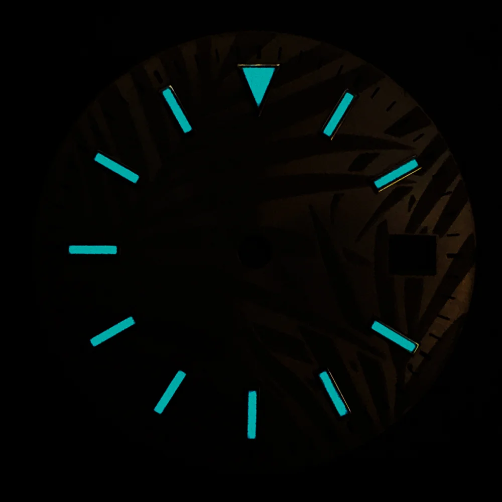 28.5mm Watch Dial Blue Green L - Luminous Dial Face review and price