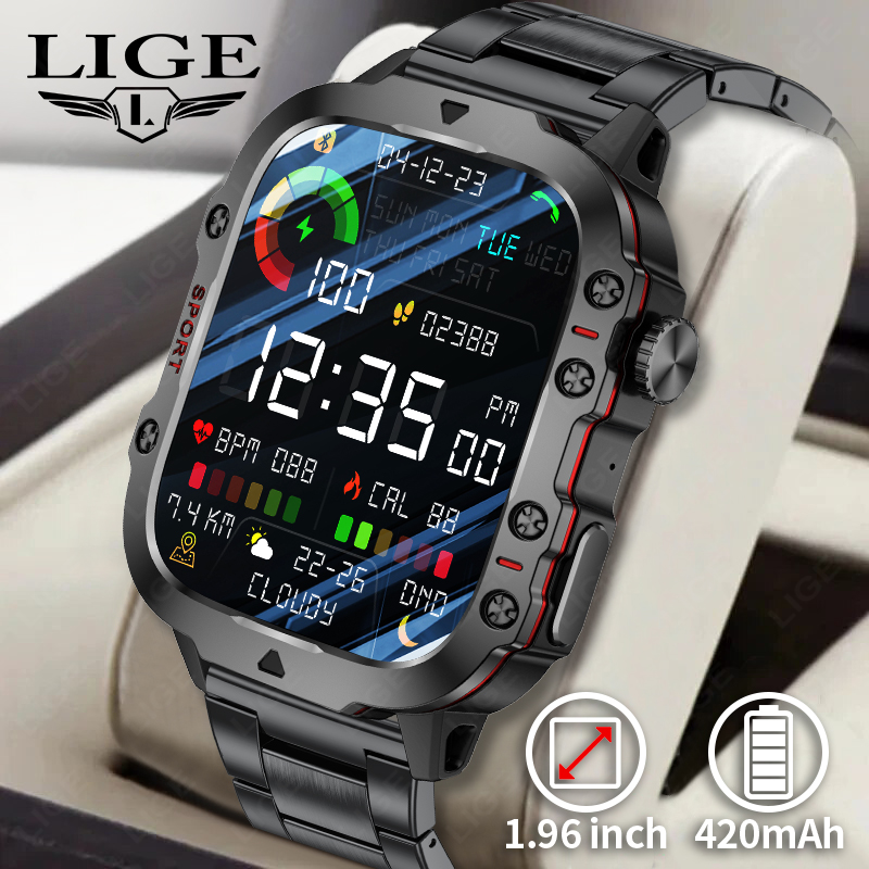 2026 Rugged Military Fitness S - Smartwatch Rugged Watches For Men review and price