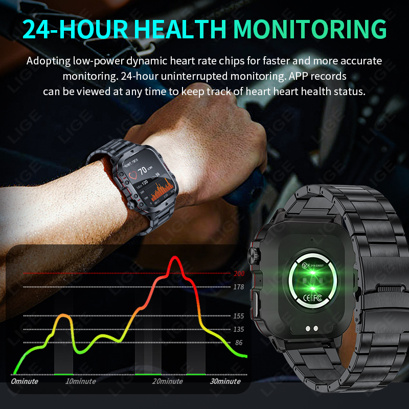2026 Rugged Military Fitness S - Smartwatch Rugged Watches For Men review and price