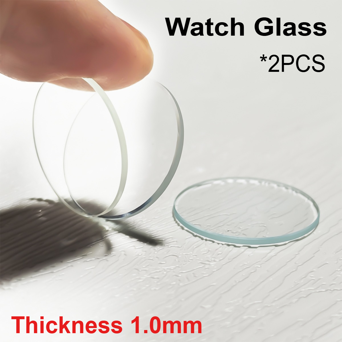 2 Pieces 15 - 45mm Flat Round  - Watch Crystal Replacement review and price
