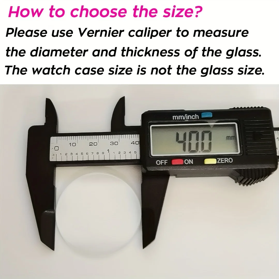 2 Pieces 15 - 45mm Flat Round  - Watch Crystal Replacement review and price