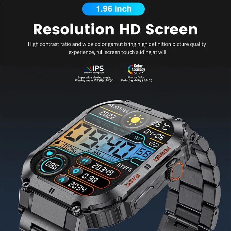 LIGE Outdoor Sports Fitness Sm - Smartwatch Watches For Men Digital review and price