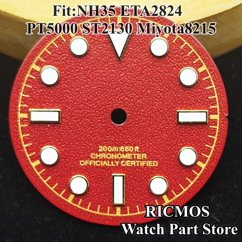 NH35 28.5mm Spark Pattern Watc - Luminous Dial Face review and price