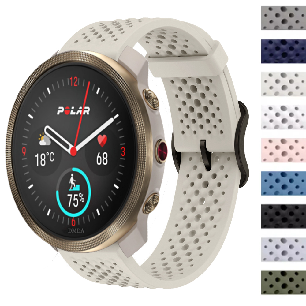 22mm Silicone Strap For Polar  - Titan Watches Smartwatch review and price