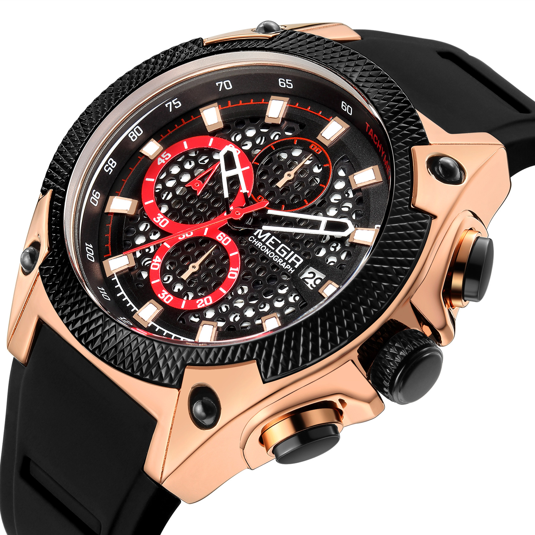 Megir Chronograph Quartz Watch - Smartwatch Watches For Men Digital review and price