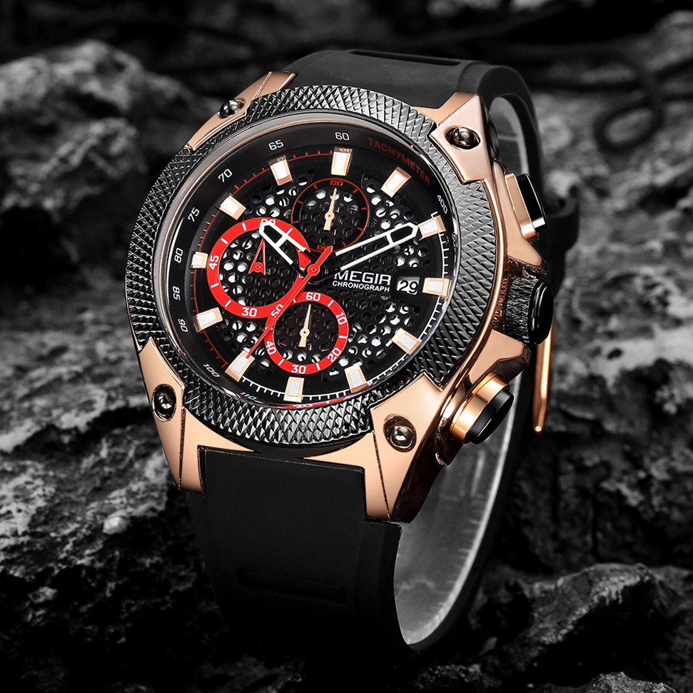 Megir Chronograph Quartz Watch - Smartwatch Watches For Men Digital review and price