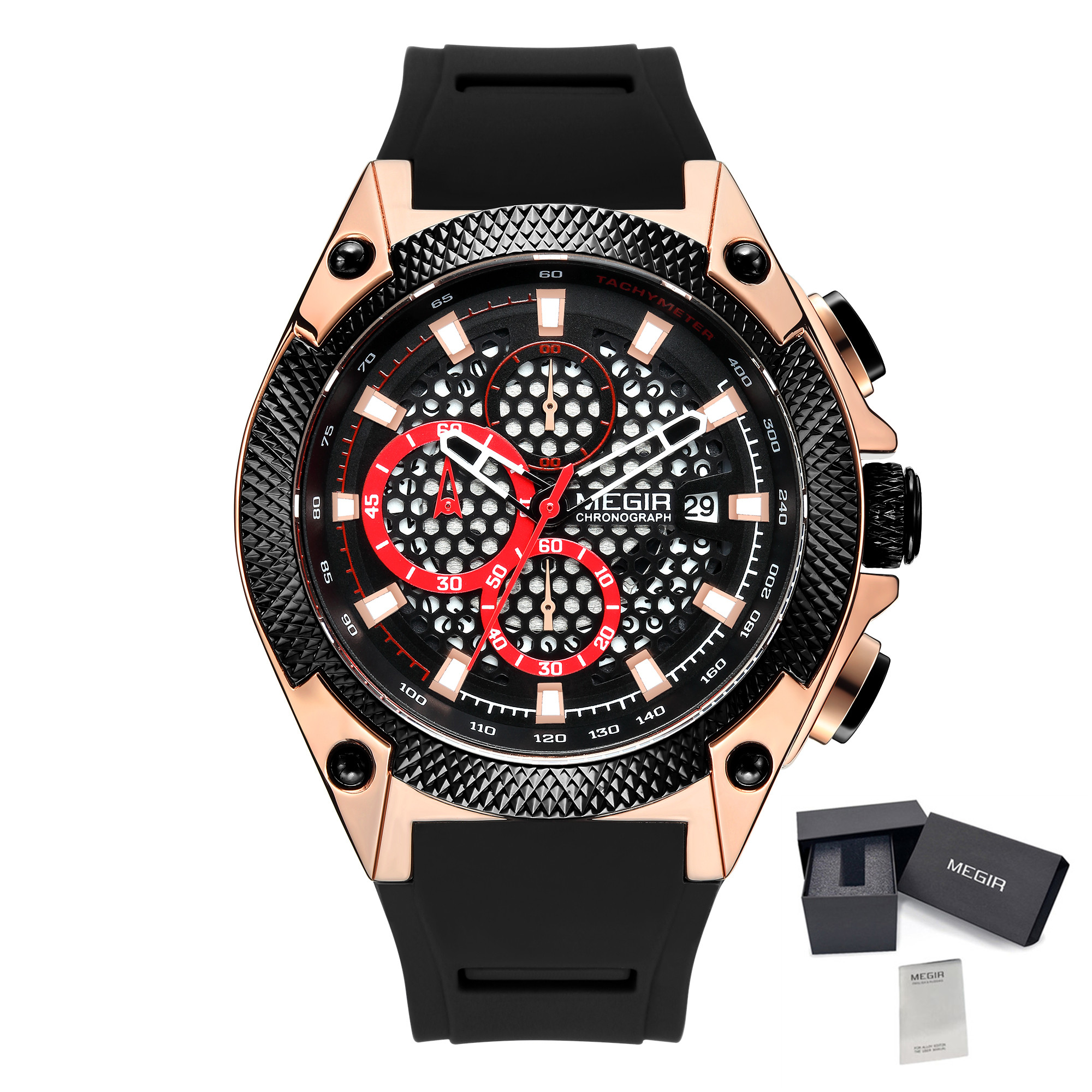 Megir Chronograph Quartz Watch - Smartwatch Watches For Men Digital review and price