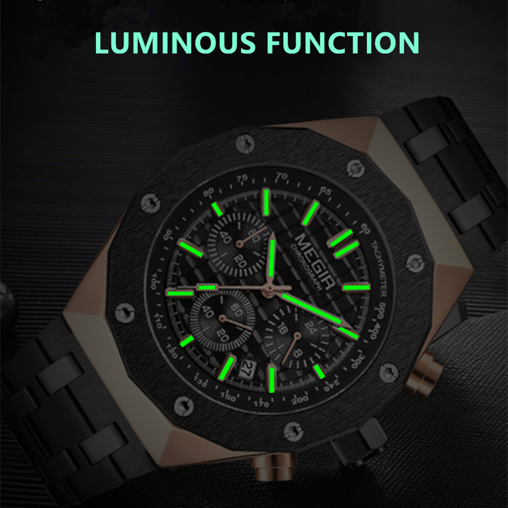 MEGIR Chronograph Luxury Men S - Smartwatch Watches For Men Digital review and price