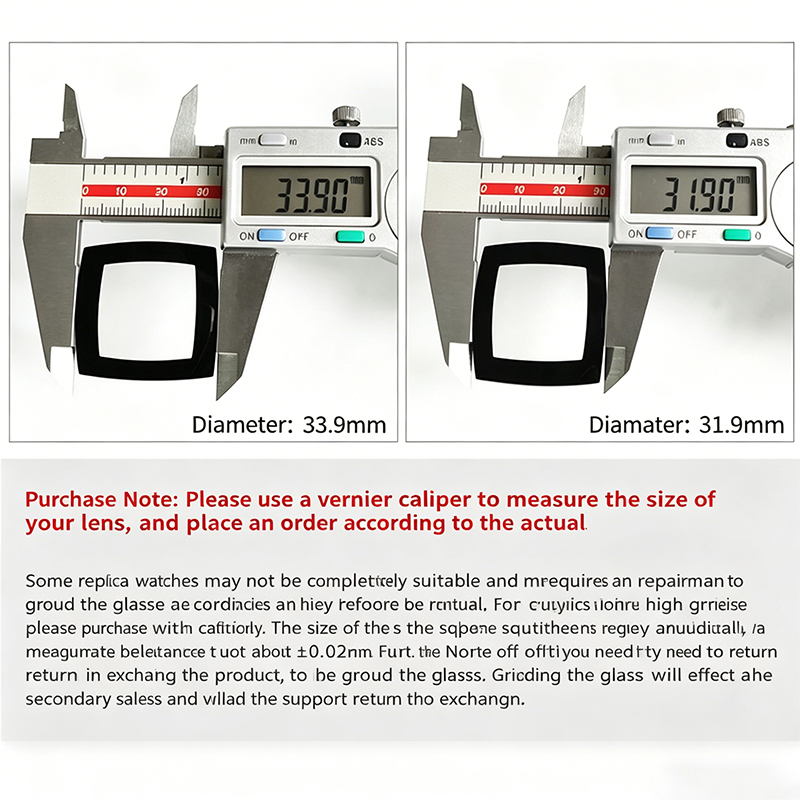 Square Domed Mineral Watch Cry - Watch Crystal Replacement review and price