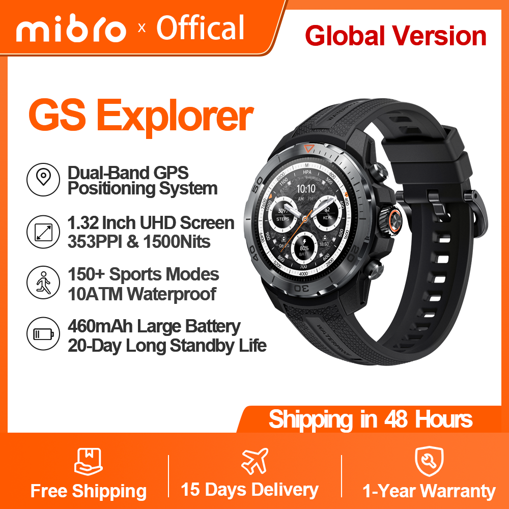 Mibro GS Explorer Smartwatch R - Smartwatch Rugged Watches For Men review and price