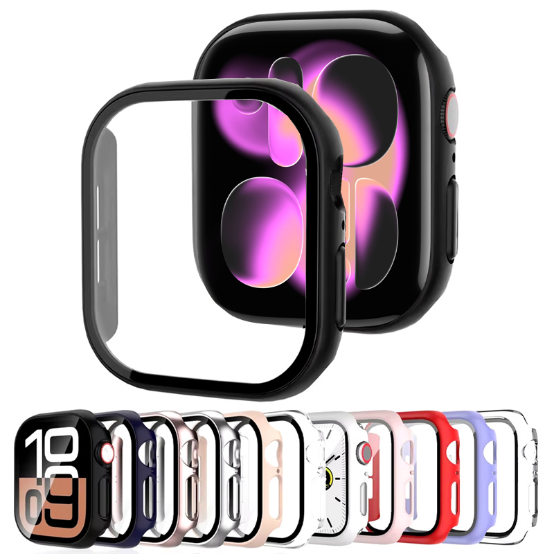 Tempered Glass+cover For Apple - Iwatch Smartwatch Series 7 review and price