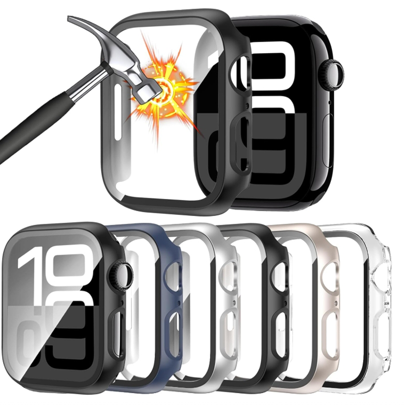 Tempered Glass+cover For Apple - Iwatch Smartwatch Series 7 review and price