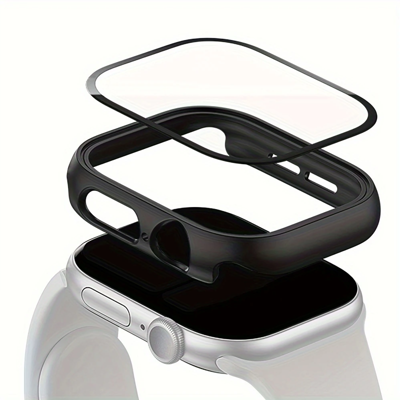 Glass + Case for Apple Watch 4 - Iwatch Smartwatch Series 7 review and price