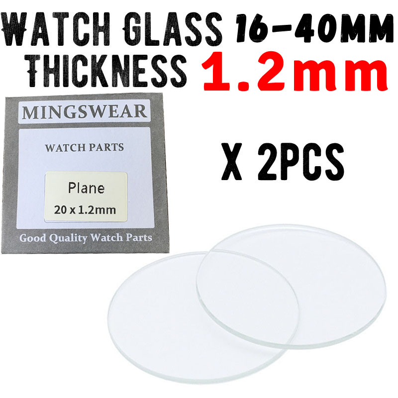 2x Thickness 1.2mm Replacement - Watch Crystal Replacement review and price