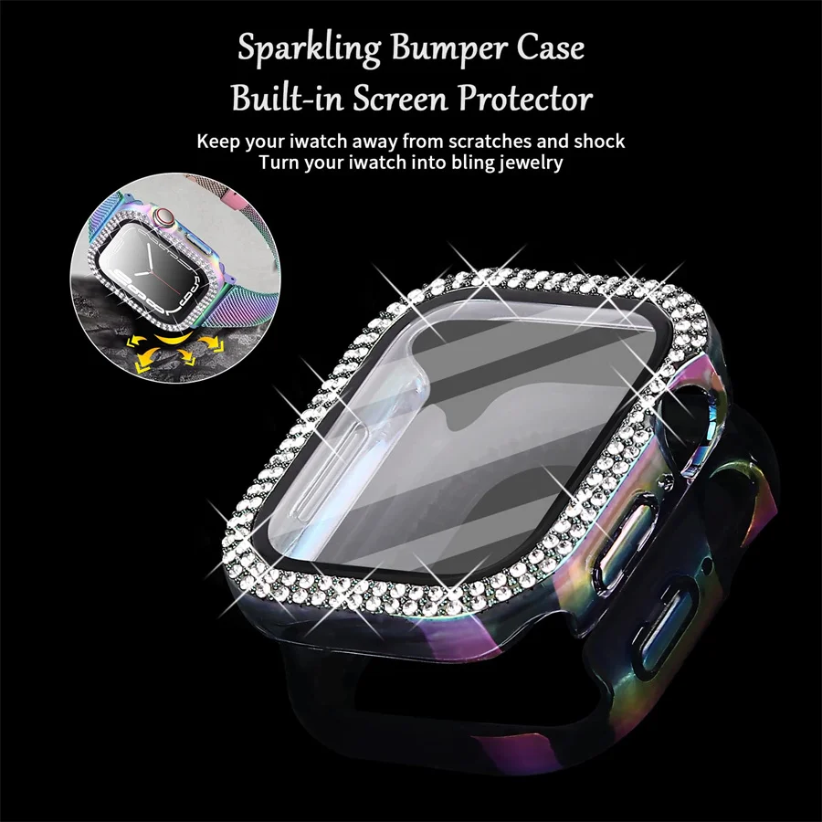 Diamond Cover For Apple watch  - Iwatch Smartwatch Series 7 review and price