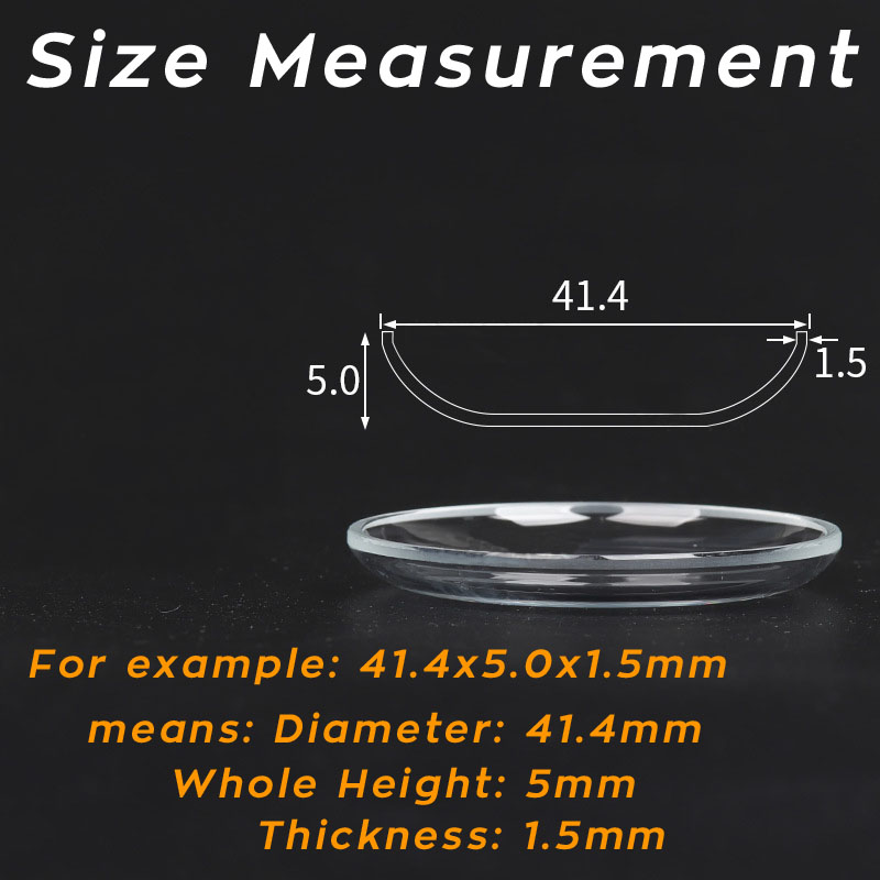 Lid Shaped High Domed Mineral  - Watch Crystal Replacement review and price