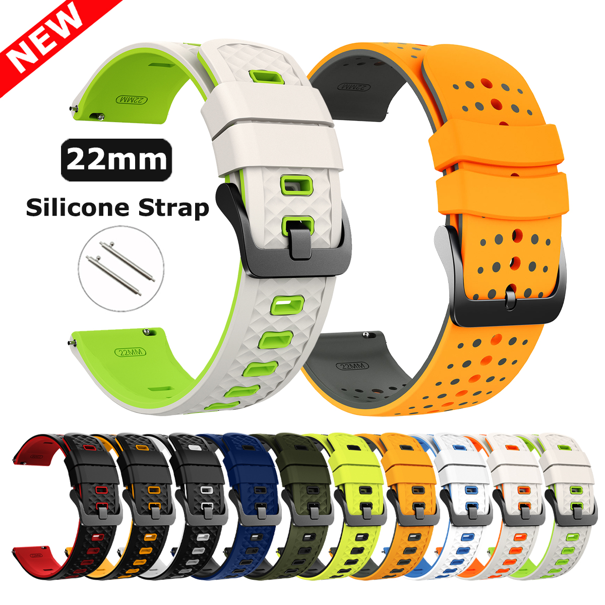 Silicone Strap 22mm For POLAR  - Titan Watches Smartwatch review and price