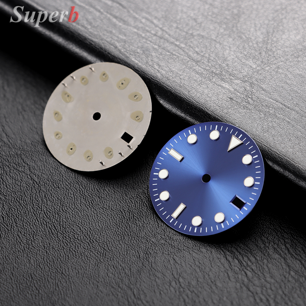 NH35 28.5mm Green Luminous S D - Luminous Dial Face review and price