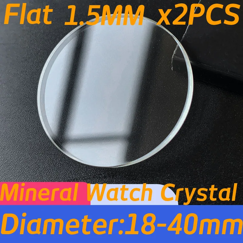 Set of 2PCS Thickness 1.5mm Fl - Watch Crystal Replacement review and price