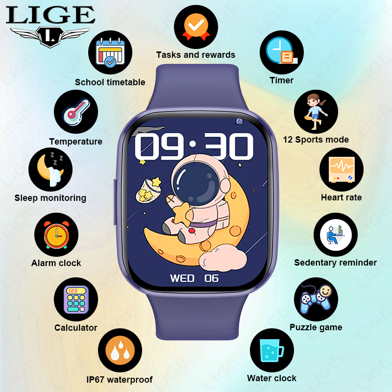 Lige Children Smart Watch Wome - Smartwatch Digital Watches For Girls review and price