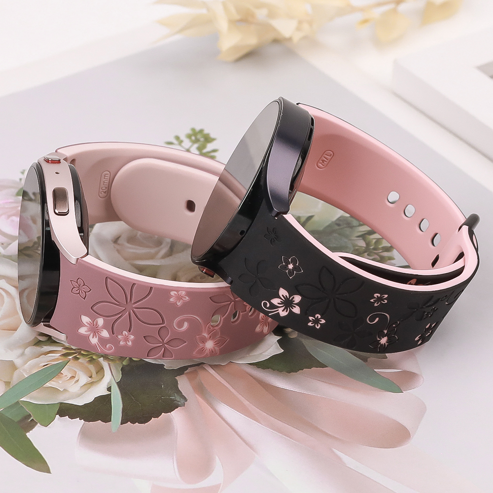 Engraved Silicone Band for Sam - Smartwatch Samsung Watches For Men review and price