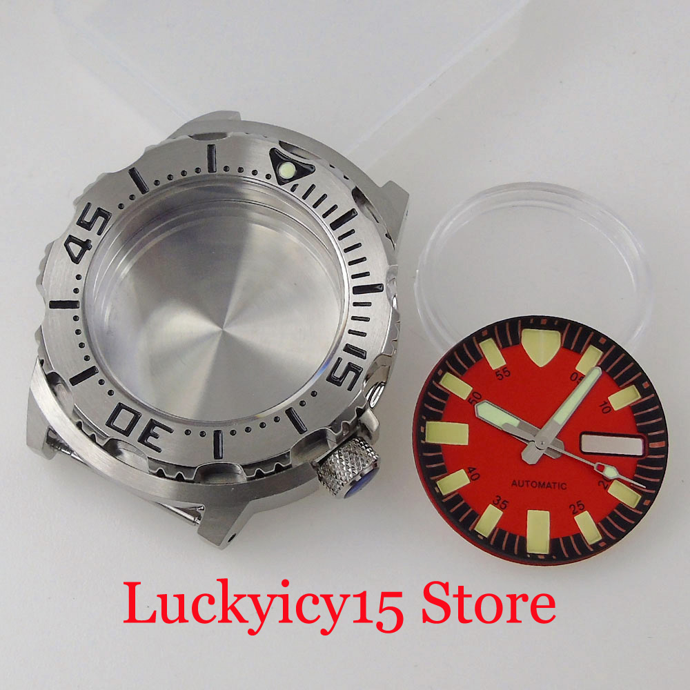 Accessory 42MM Watch Men Case  - Luminous Dial Face review and price