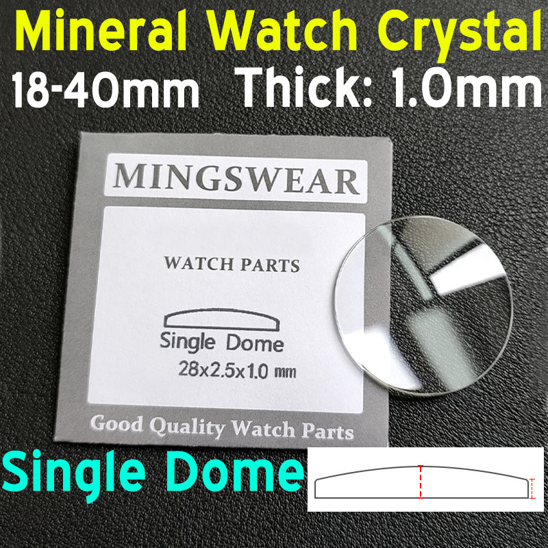 1mm Thick Round Single Dome Co - Watch Crystal Replacement review and price