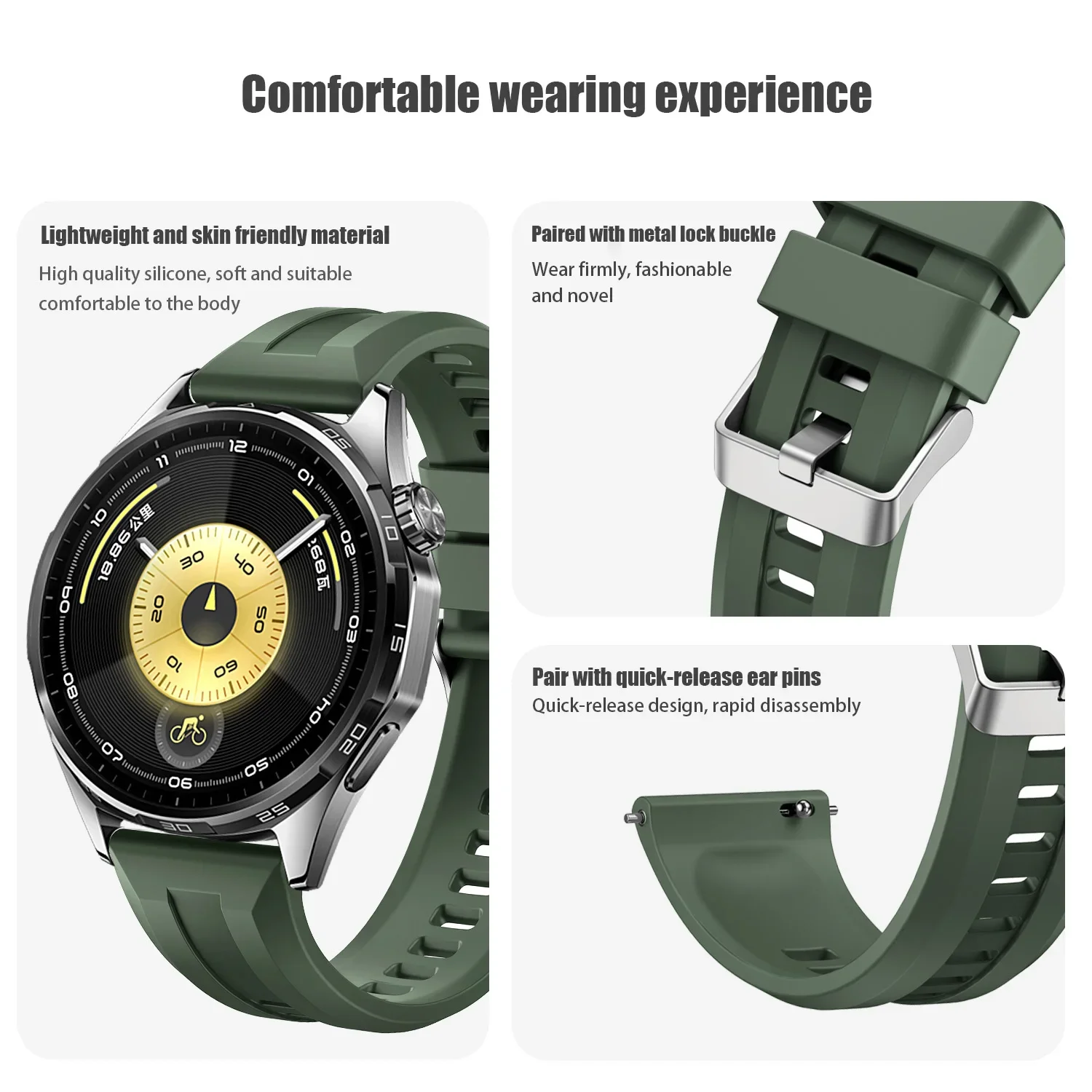 Sports Rubber Watch Strap 22mm - Titan Watches Smartwatch review and price